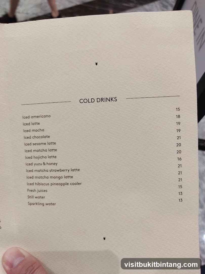 Cold Drinks