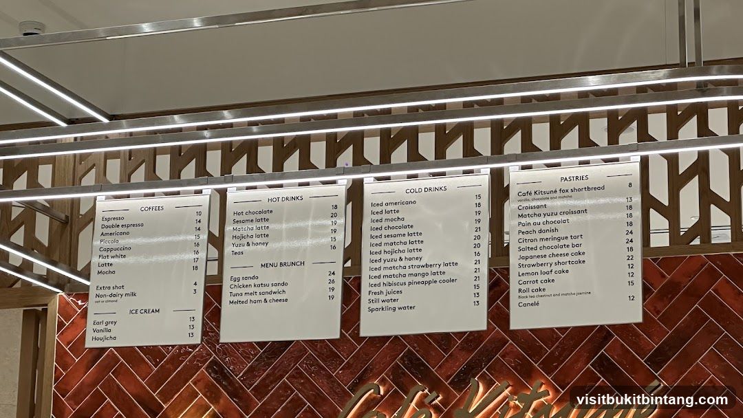 Cafe Menu