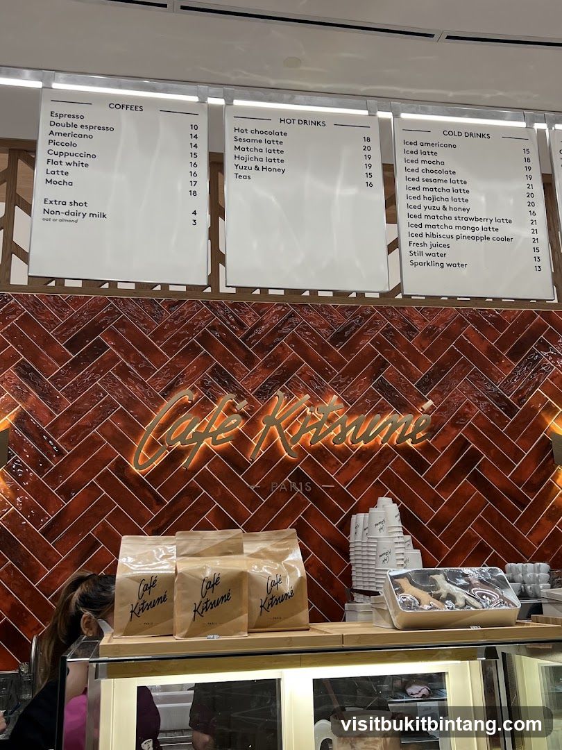 Cafe Kitsune Menu