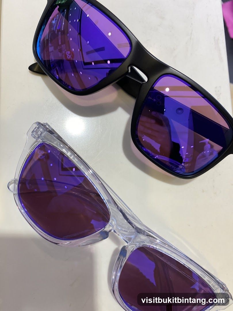 Two pairs of sunglasses