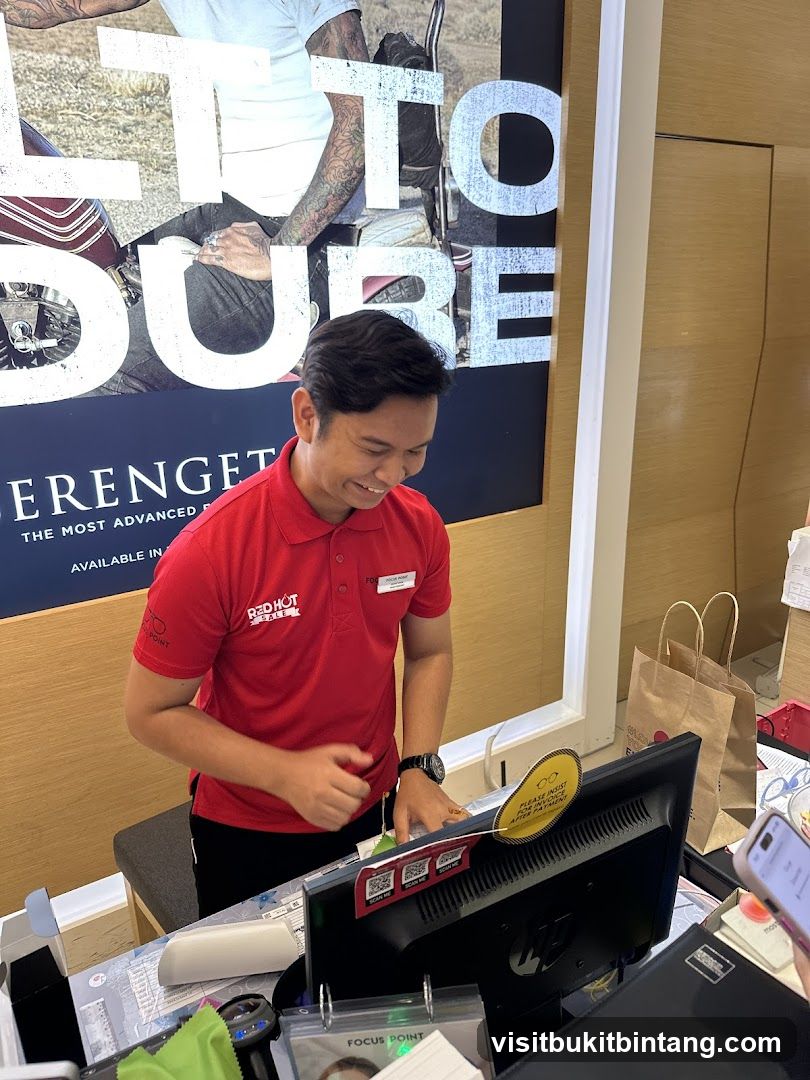 Employee at Counter