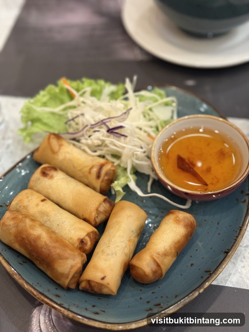 Spring Rolls with Dipping Sauce