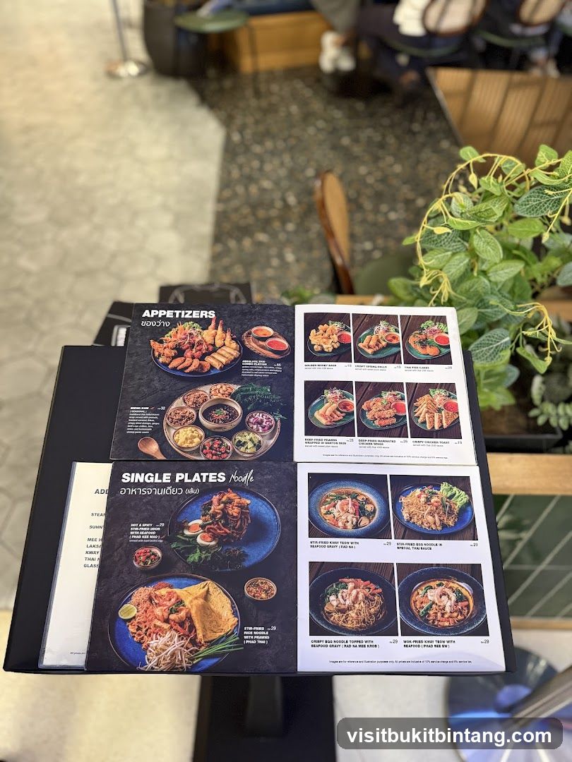 Thai Appetizers and Single Plates