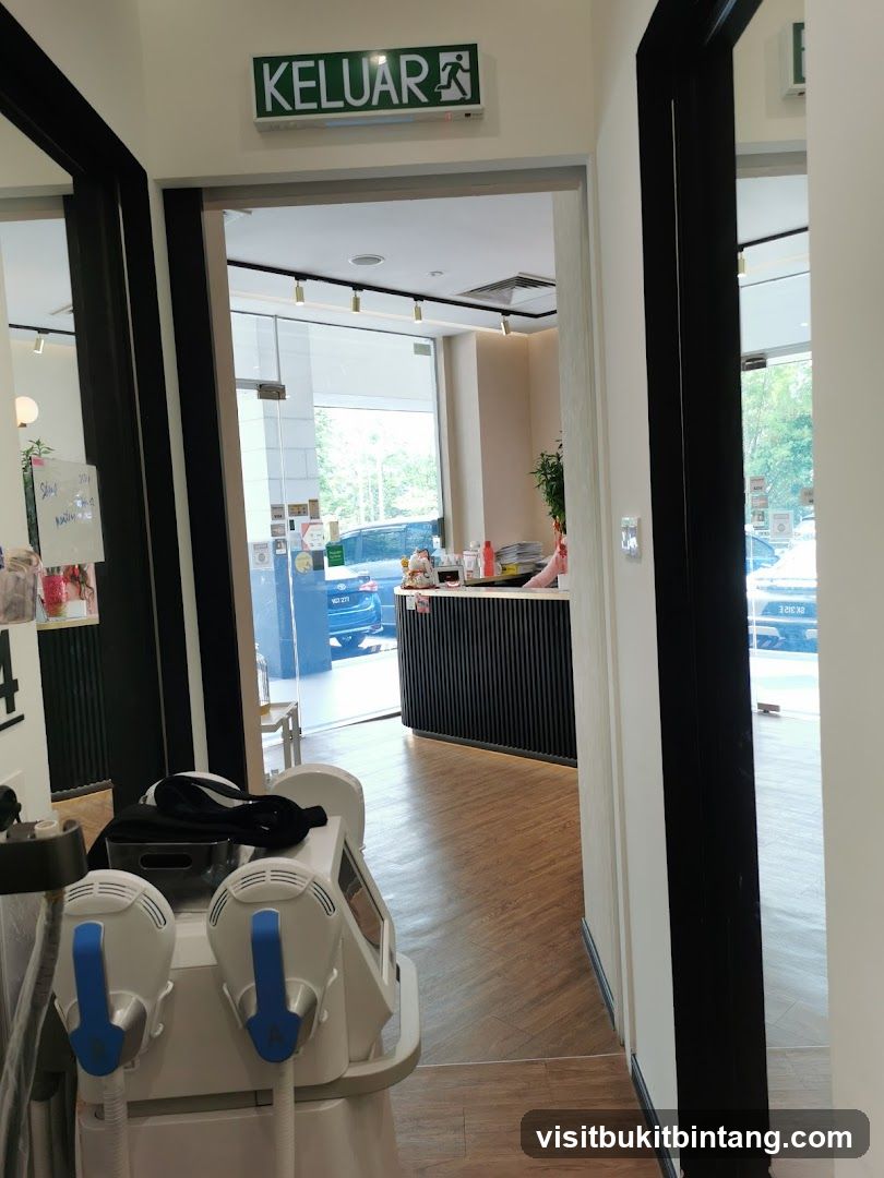 Interior of a salon or spa