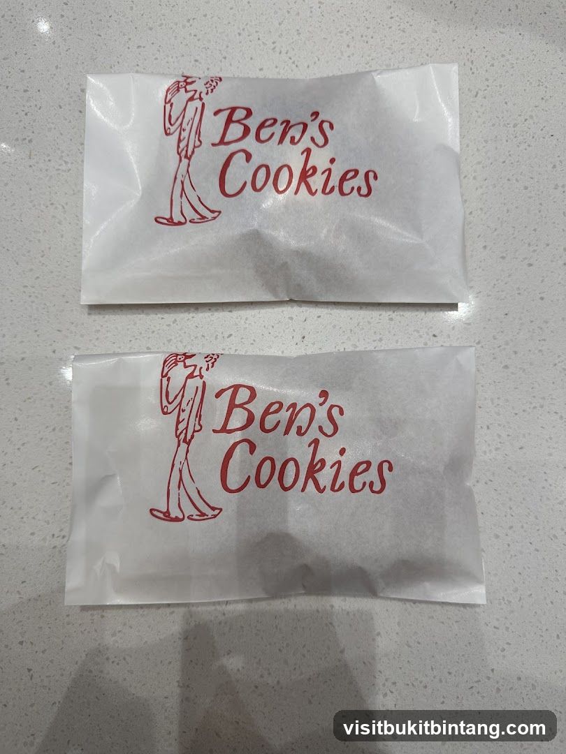 Ben's Cookies Packaging