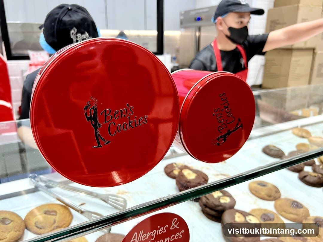 Ben's Cookies Tins and Cookies