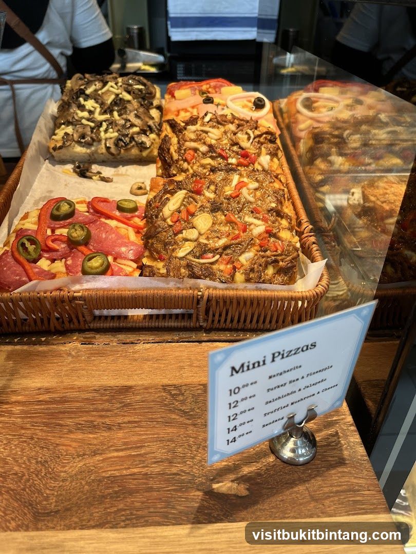 Mini Pizzas Display