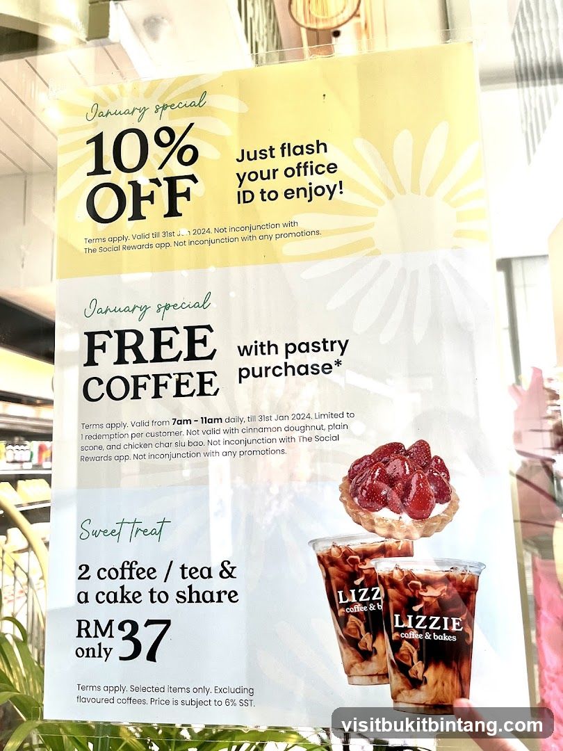 January Specials at Lizzie Coffee & Bakes