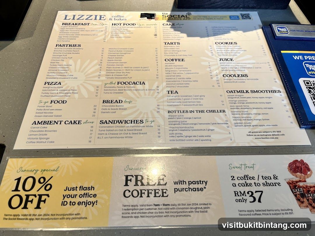Menu and Promotions