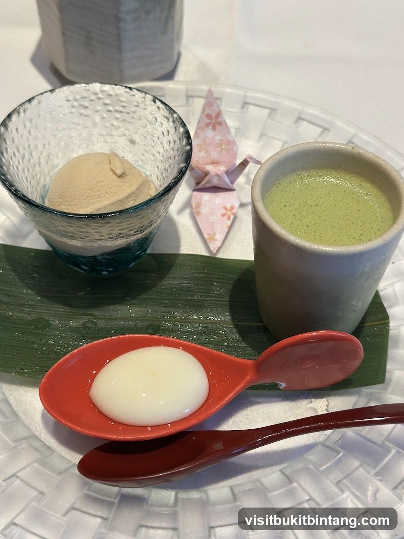 Dessert with Matcha