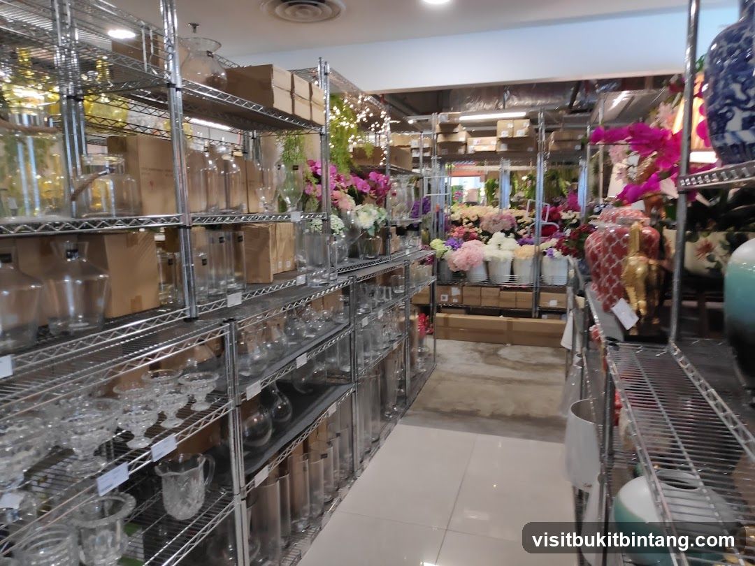 Flower and Vase Shop Interior