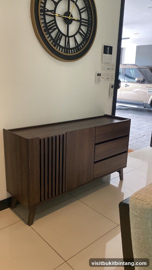 Modern Sideboard with Clock