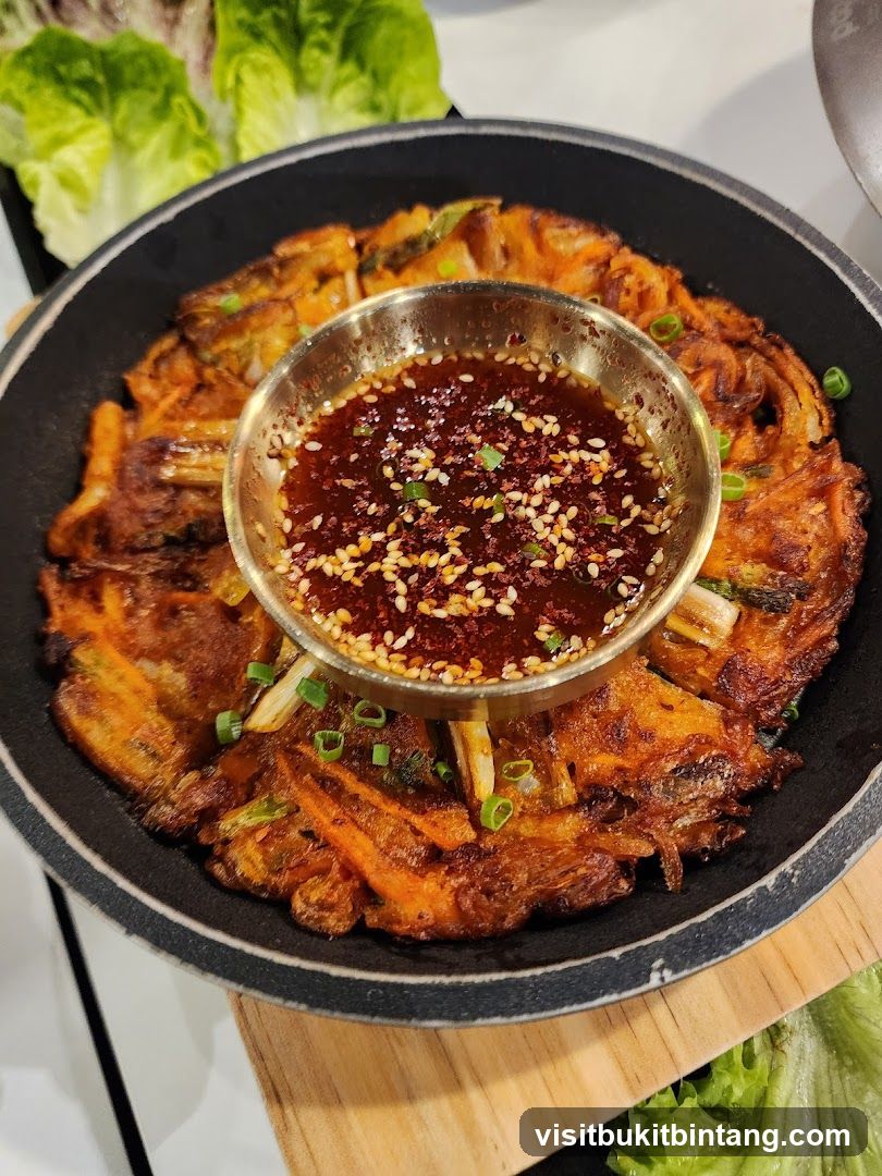 Kimchi Pancake with Dipping Sauce