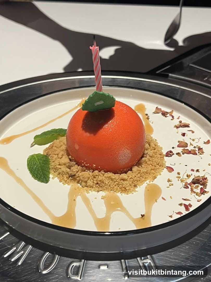 Dessert with Candle