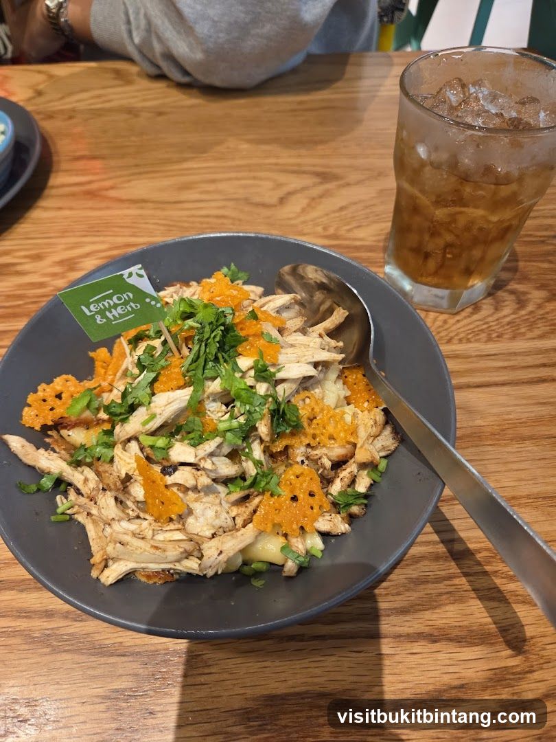 Shredded Chicken Dish with Garnish