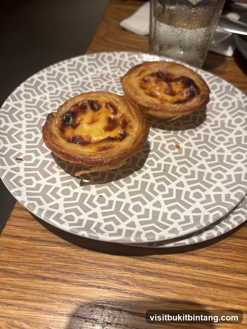 Two Portuguese Custard Tarts