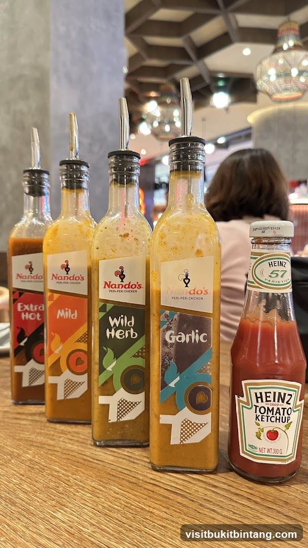 Nando's Sauces and Heinz Ketchup