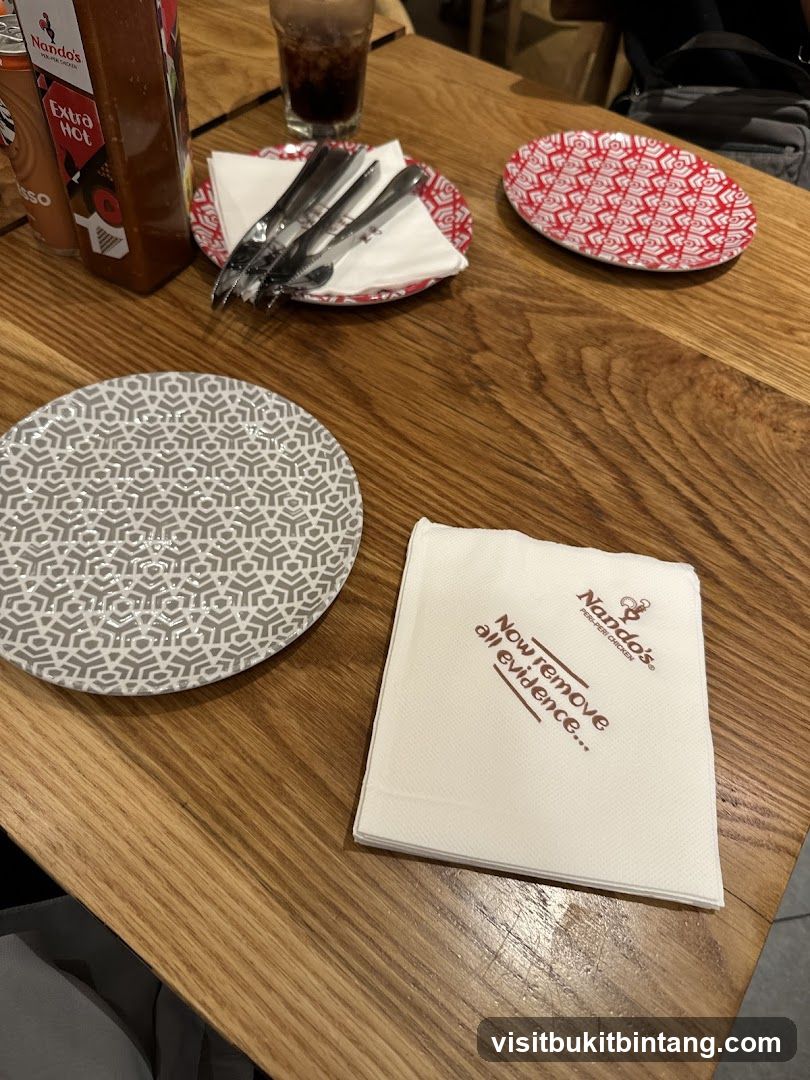 Nando's Table Setting