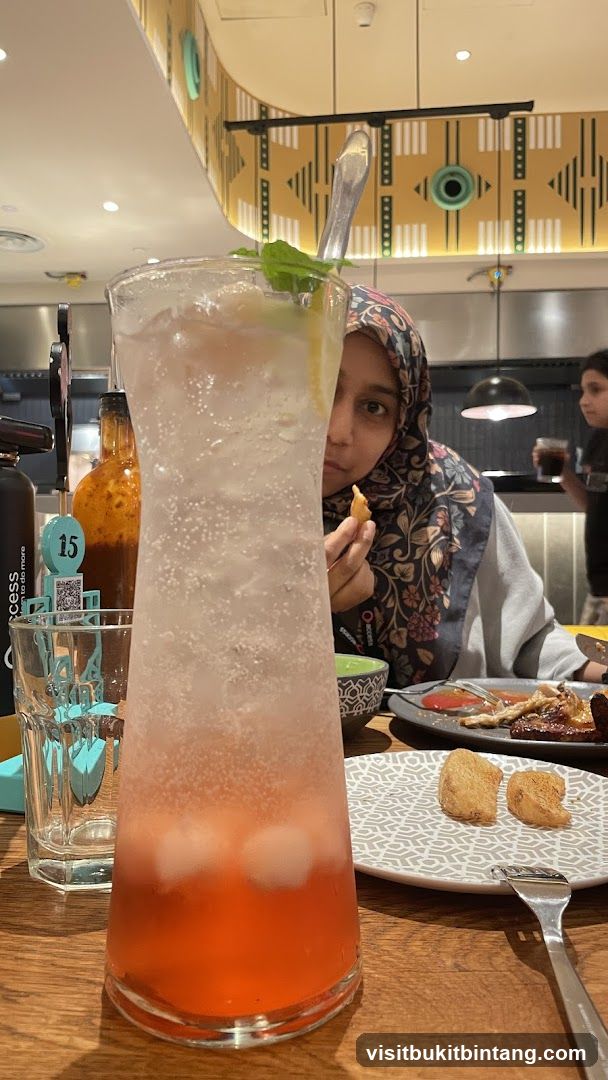 Diner with a Drink