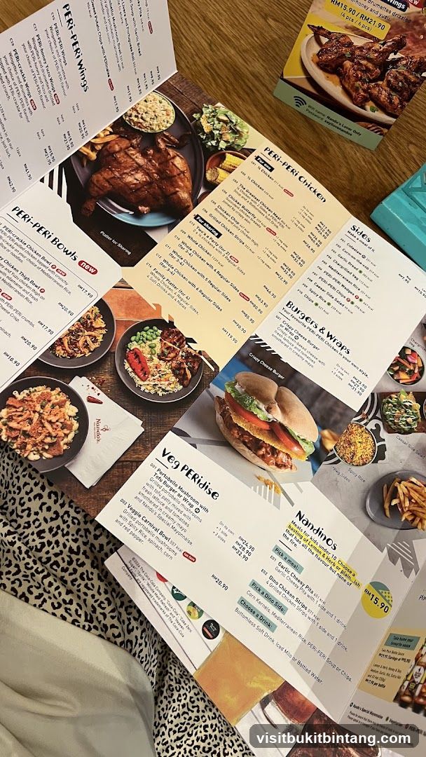 Nando's Menu