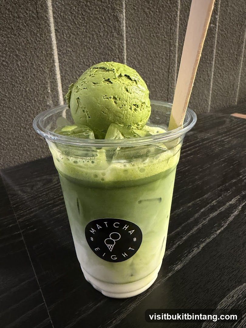 Matcha Ice Cream Drink