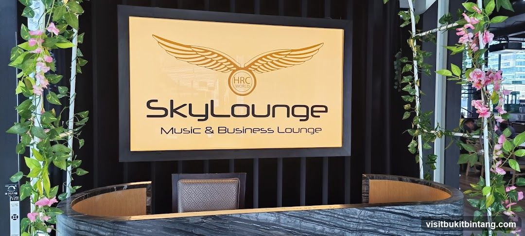 SkyLounge Music & Business Lounge Sign