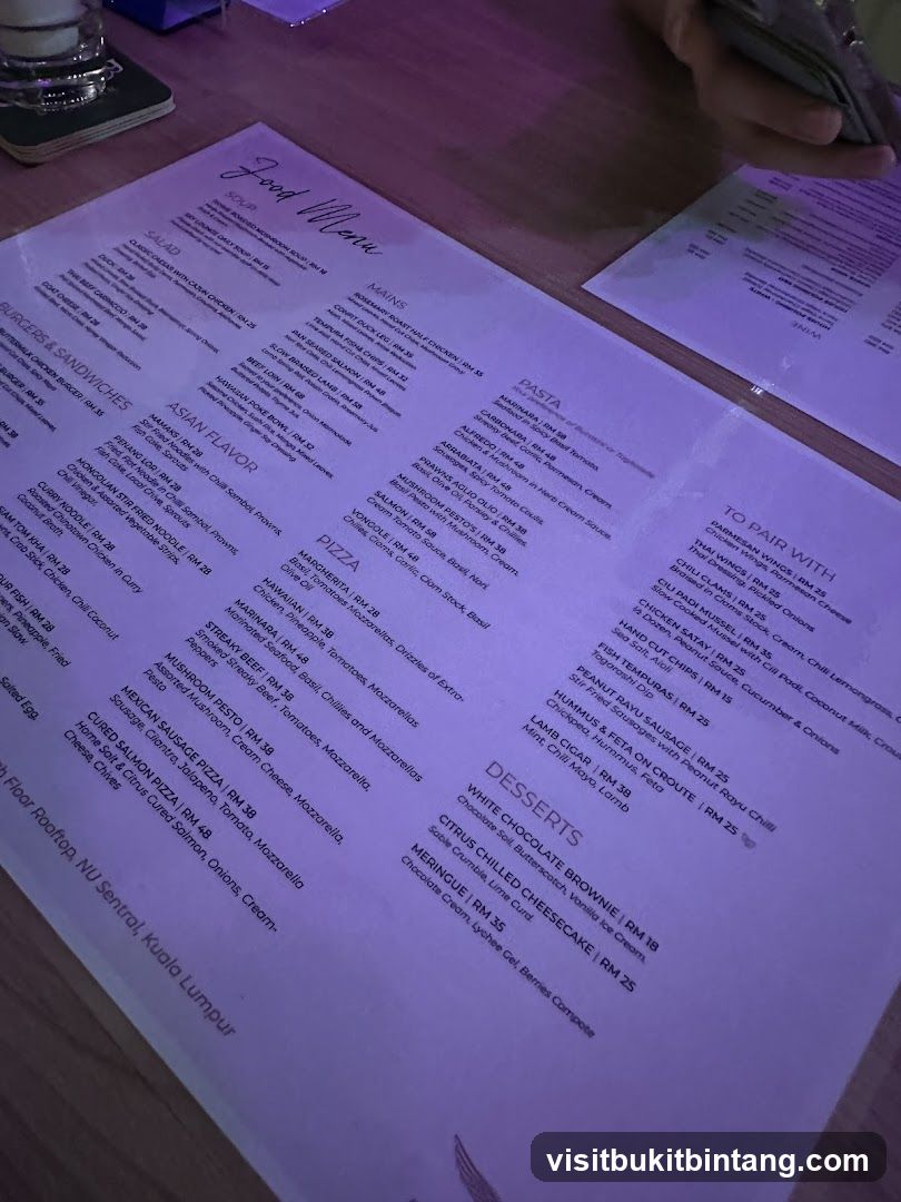 Food Menu
