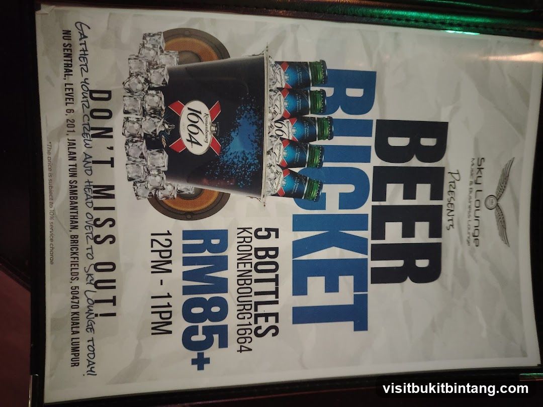Beer Bucket Promotion