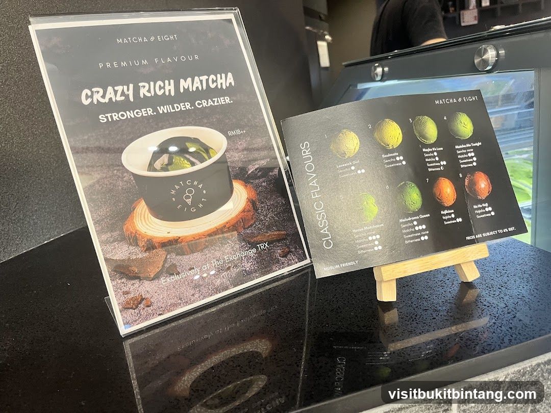 Matcha & Eight Menu