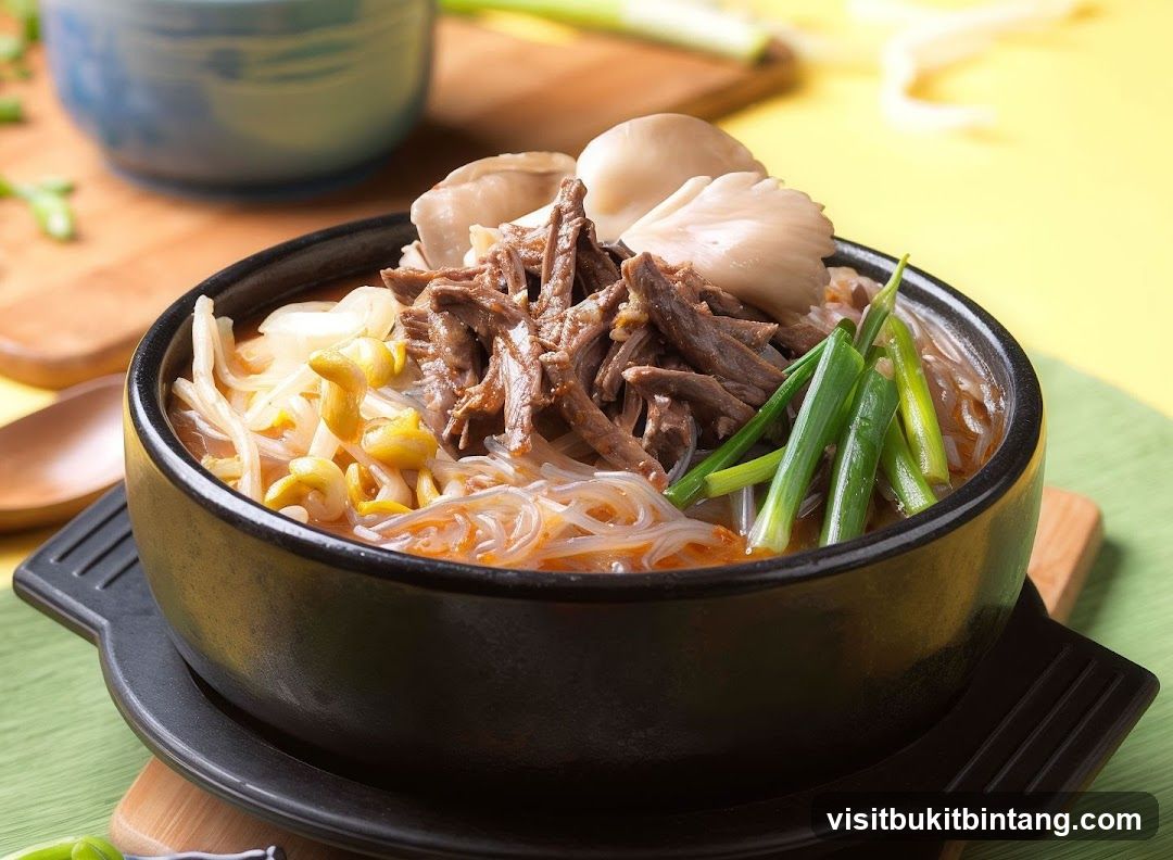 Korean Beef and Noodle Soup