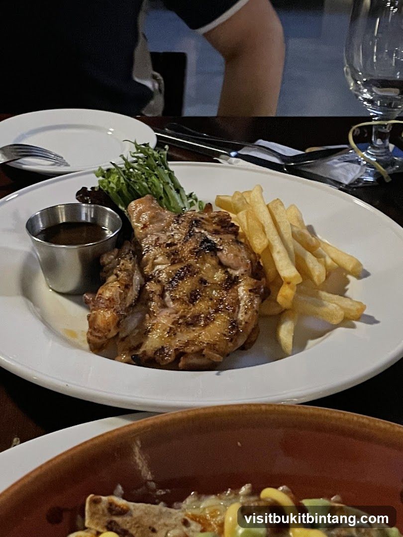 Grilled Chicken with Fries