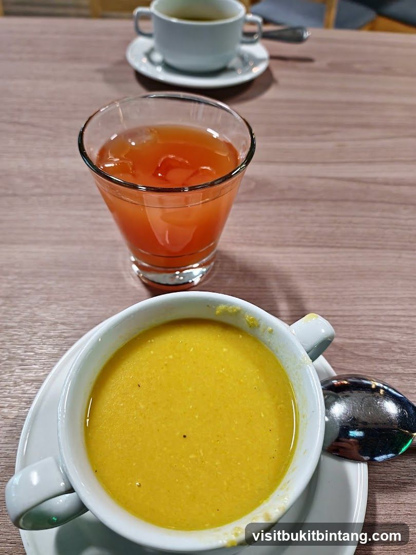 Soup and Drinks