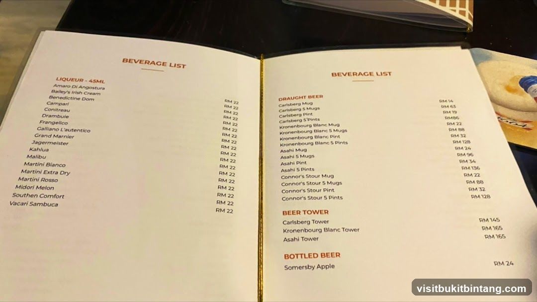 BEVERAGE LIST