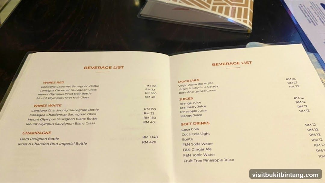 Beverage List