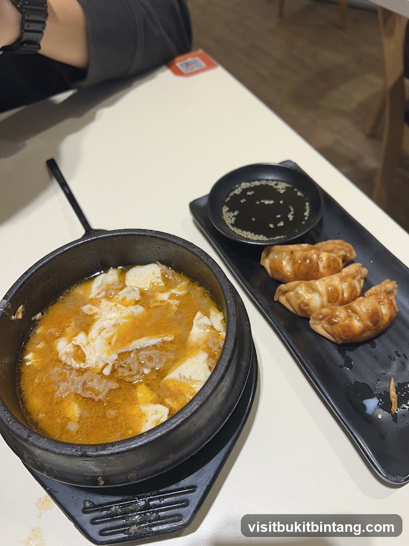 Korean Stew and Dumplings