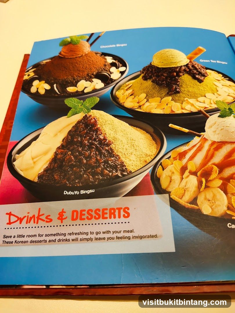 Drinks & Desserts