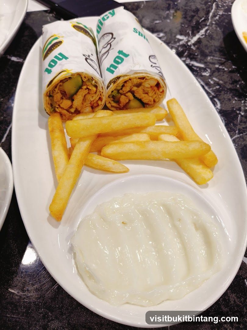 Wraps and Fries