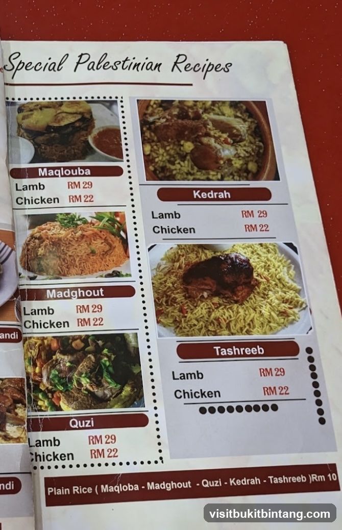 Special Palestinian Recipes