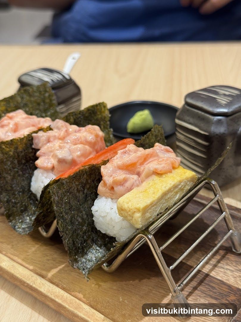 Salmon Hand Rolls