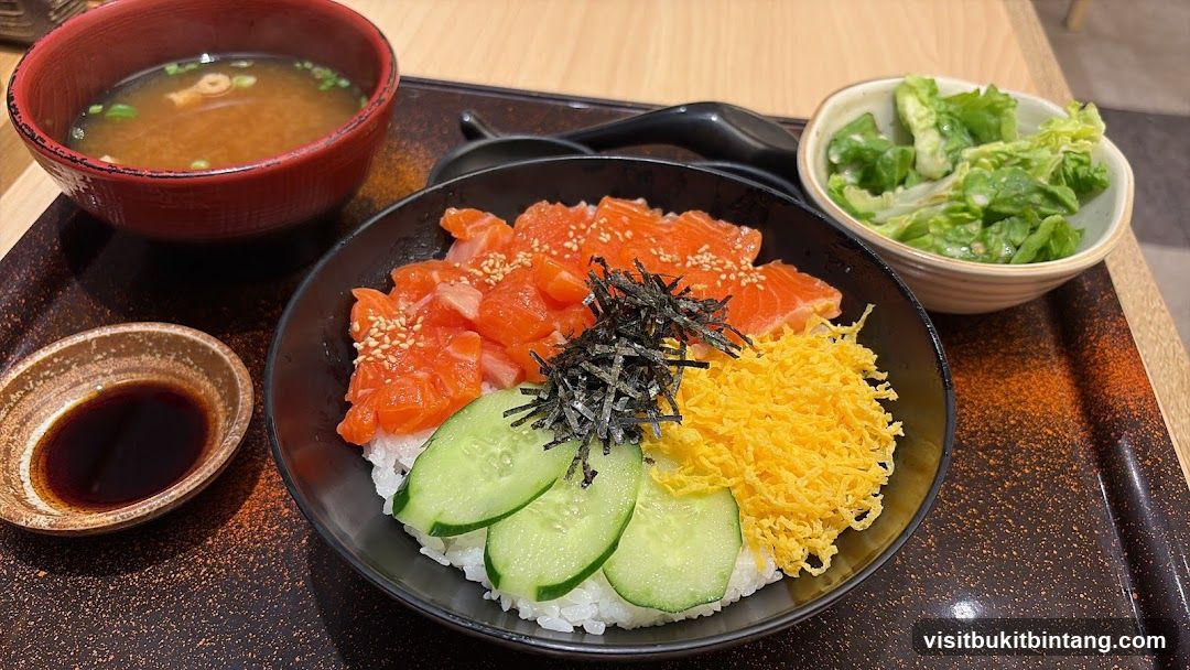 Salmon Donburi Set