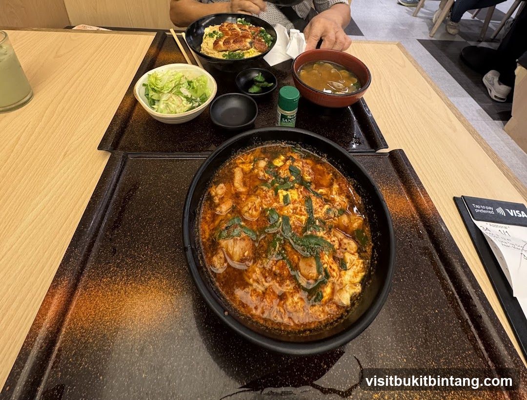 Table with Japanese Food