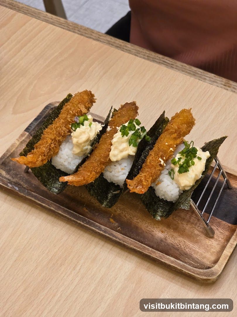 Shrimp Temaki Sushi