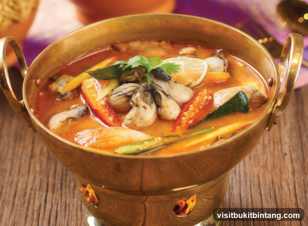 Tom Yum Soup with Oysters