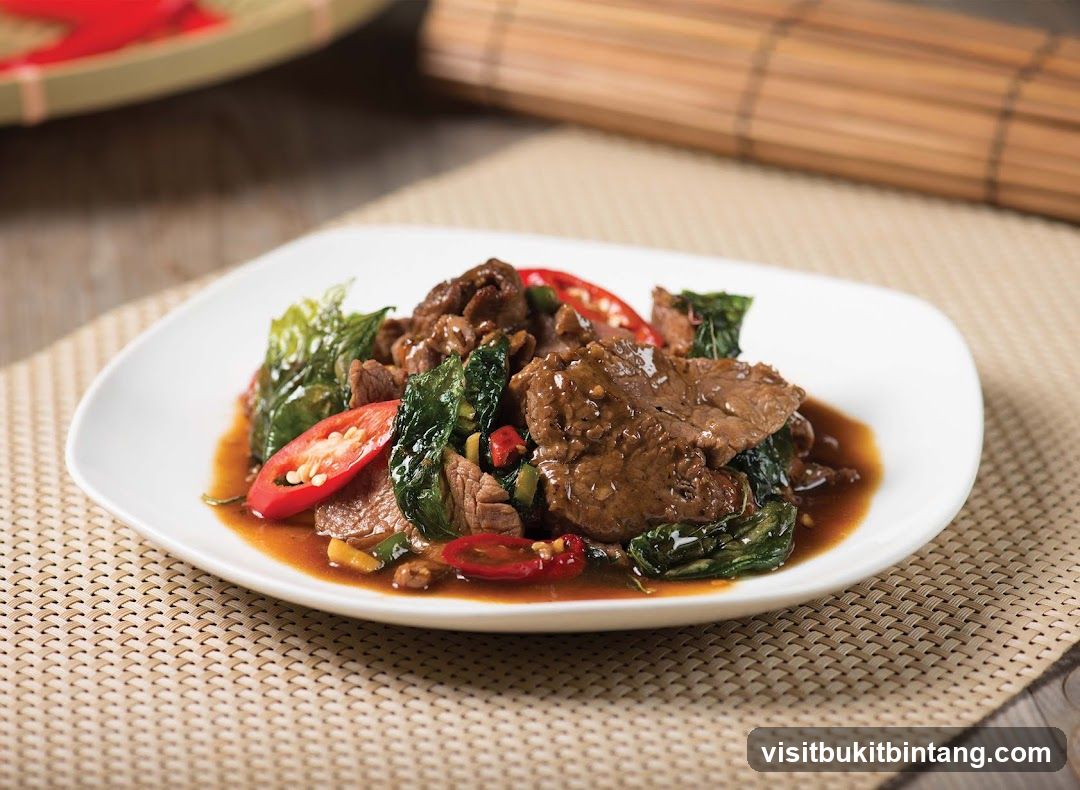 Beef with Basil and Chili