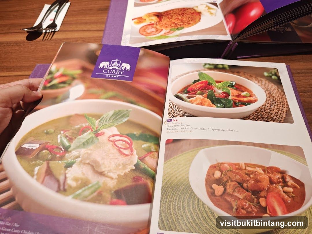 Curry Menu