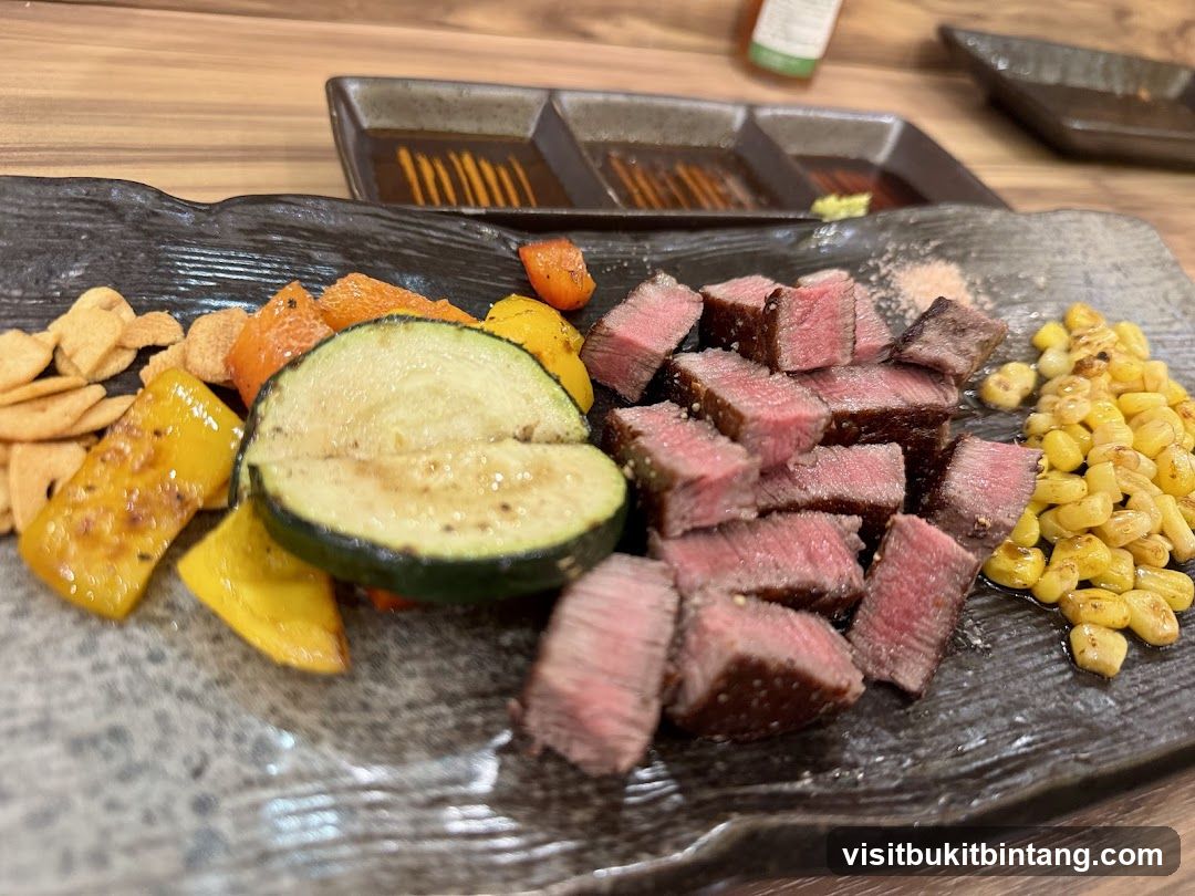 Steak and Vegetables Platter