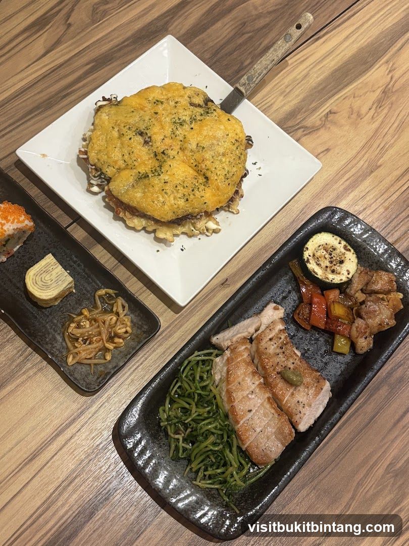 Assortment of Japanese Dishes