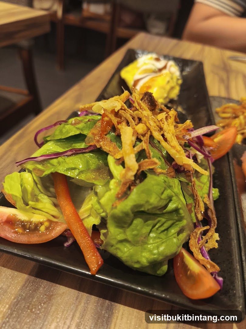Salad and Egg Dish