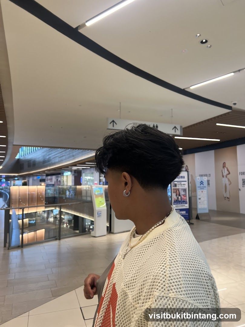 Man in a mall