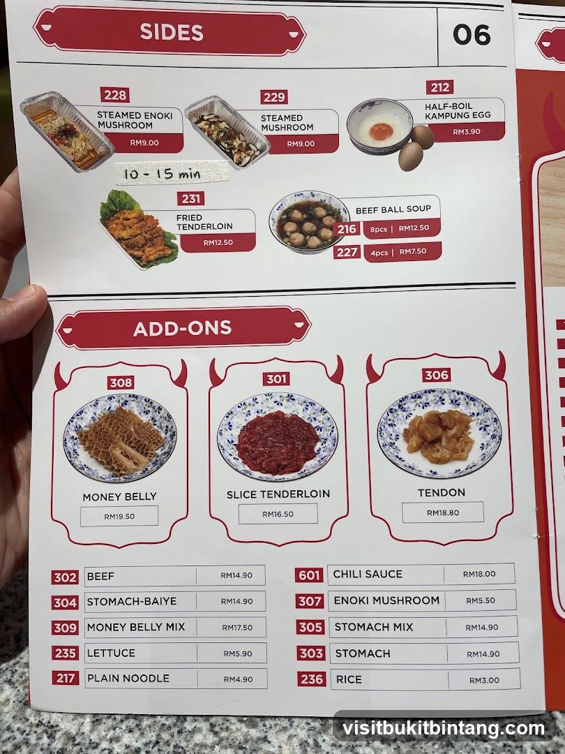 Sides and Add-Ons
